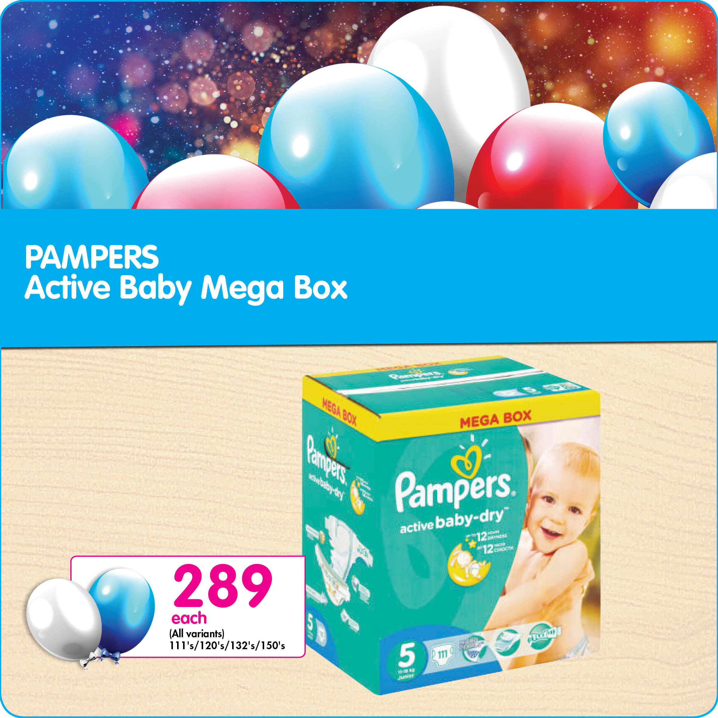 pampers new baby cena