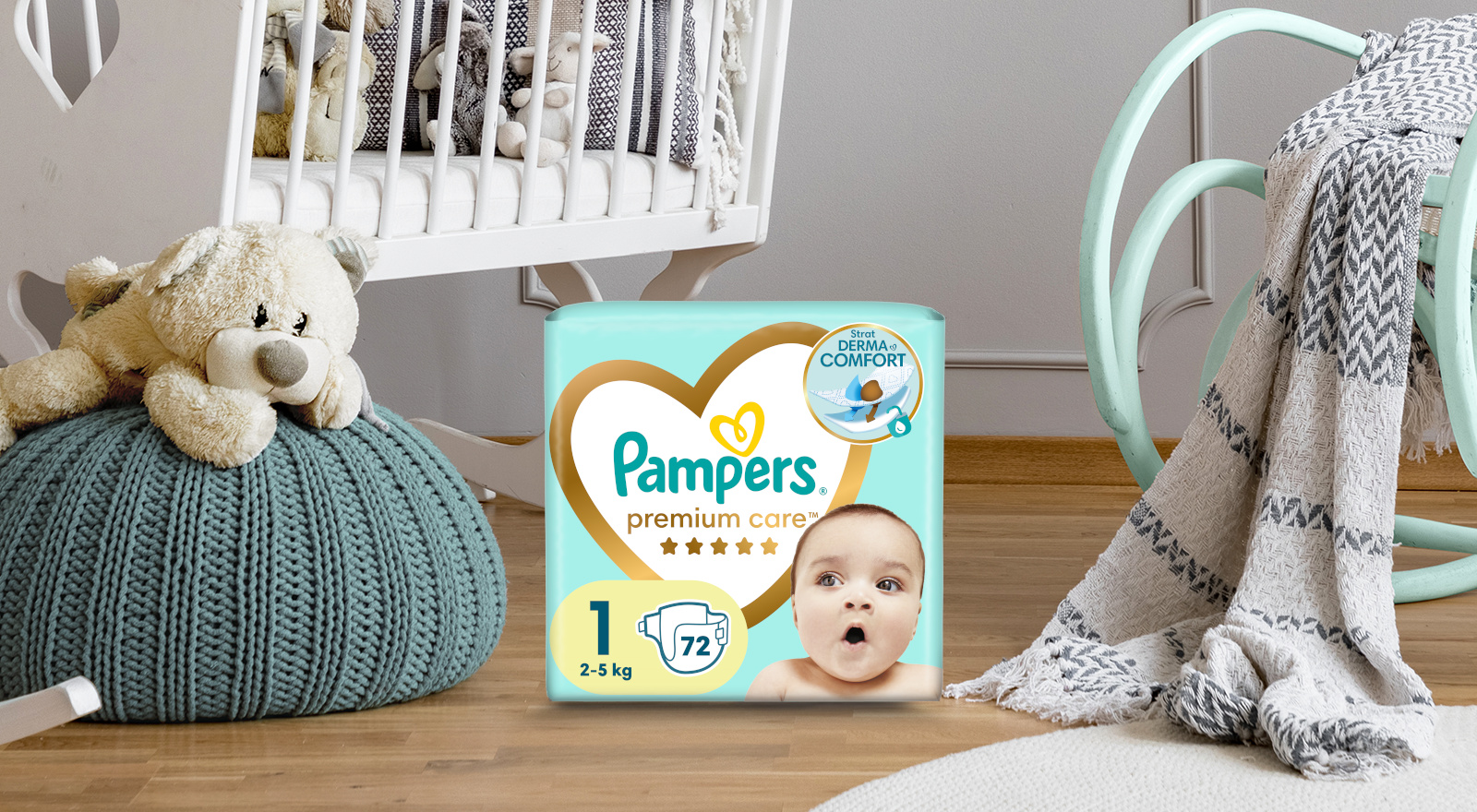 pieluchy pampers premium care 2