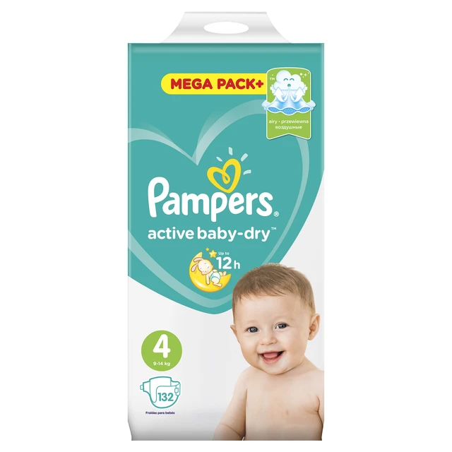 pampers active baby dry 4 76 szt