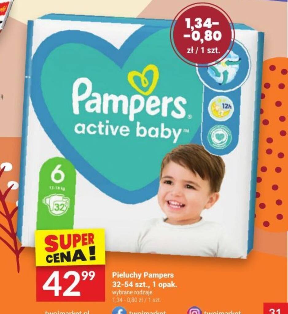 bezpłatna paczka pampers