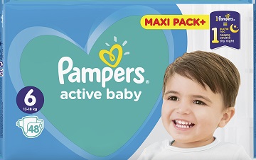 pampers active baby mega pack