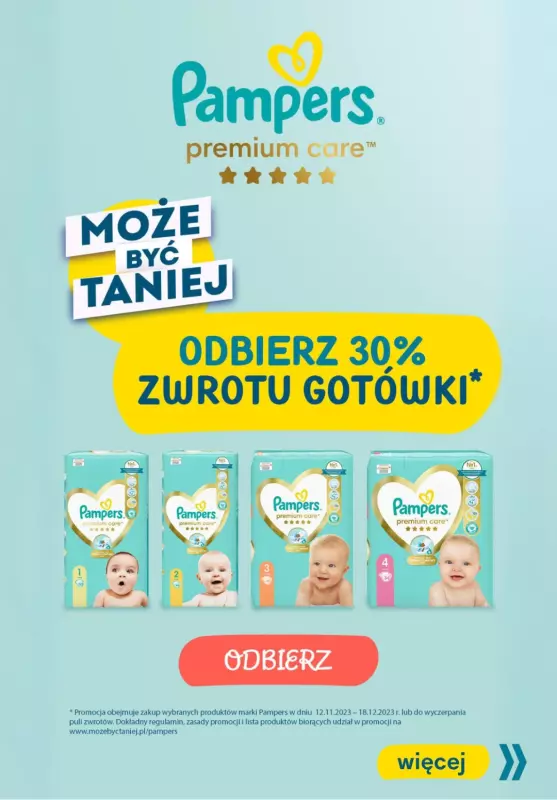 pampers 1 23 sztuki cena rossmann