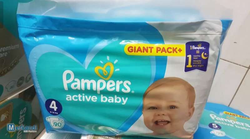 pieluchomajtki pampers mega box 4 maxi 104