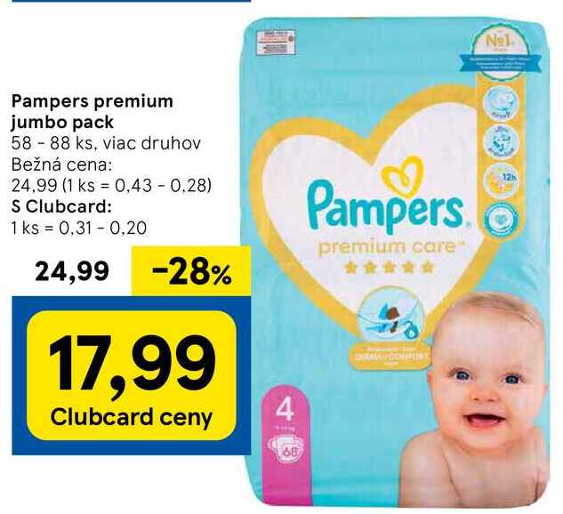 chusteczki pampers dla noworodka