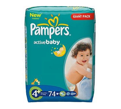 promocja pampers active baby 4