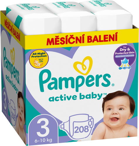 pampers pieluchomajtki active baby pants 6 132szt