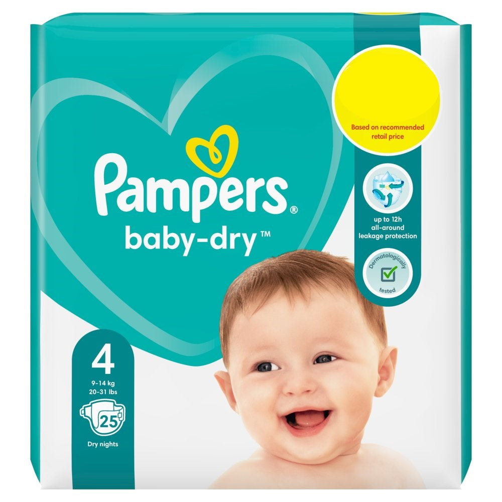 pampers etykieta