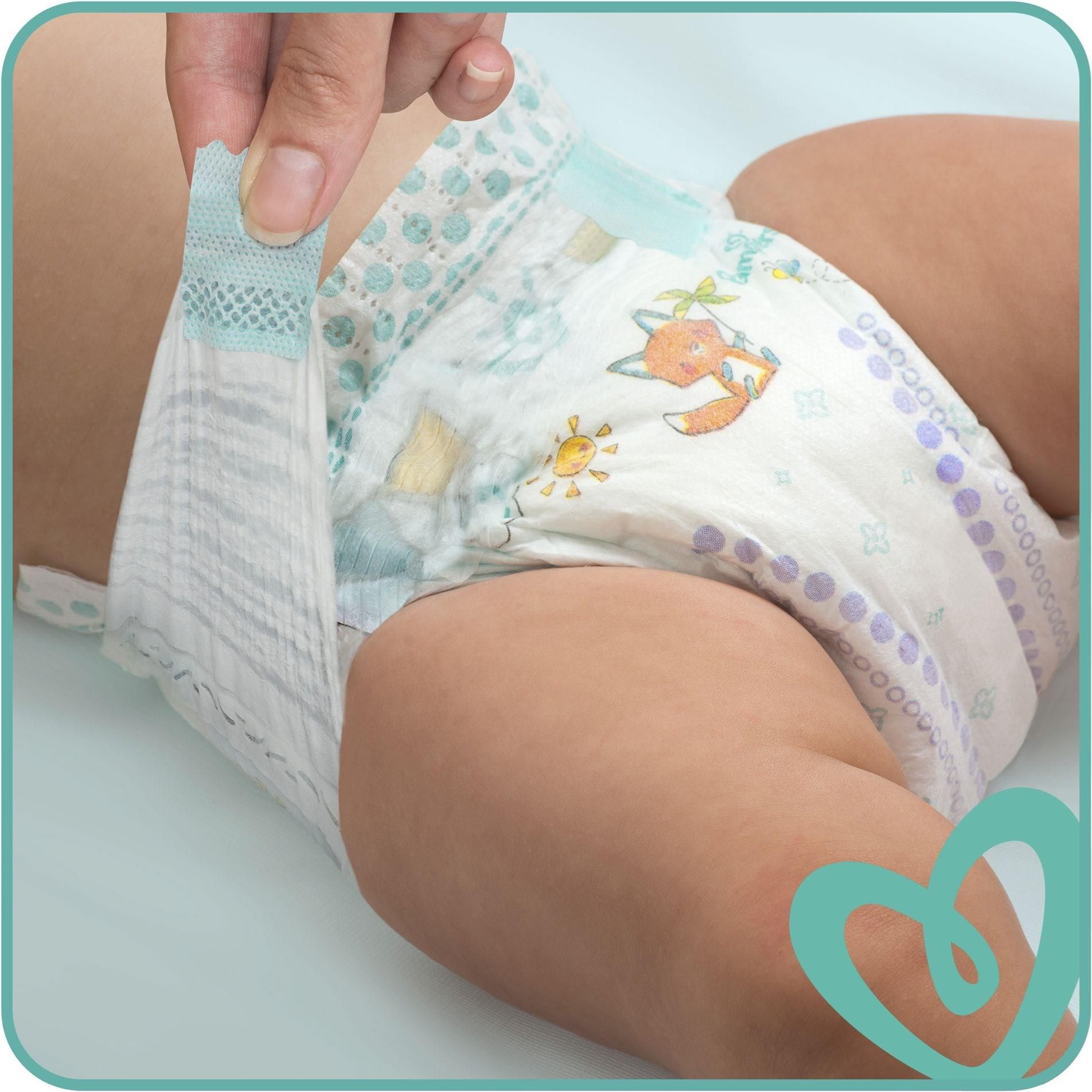 pampers 2 new baby-dry pieluchy 100szt 3-6kg mini