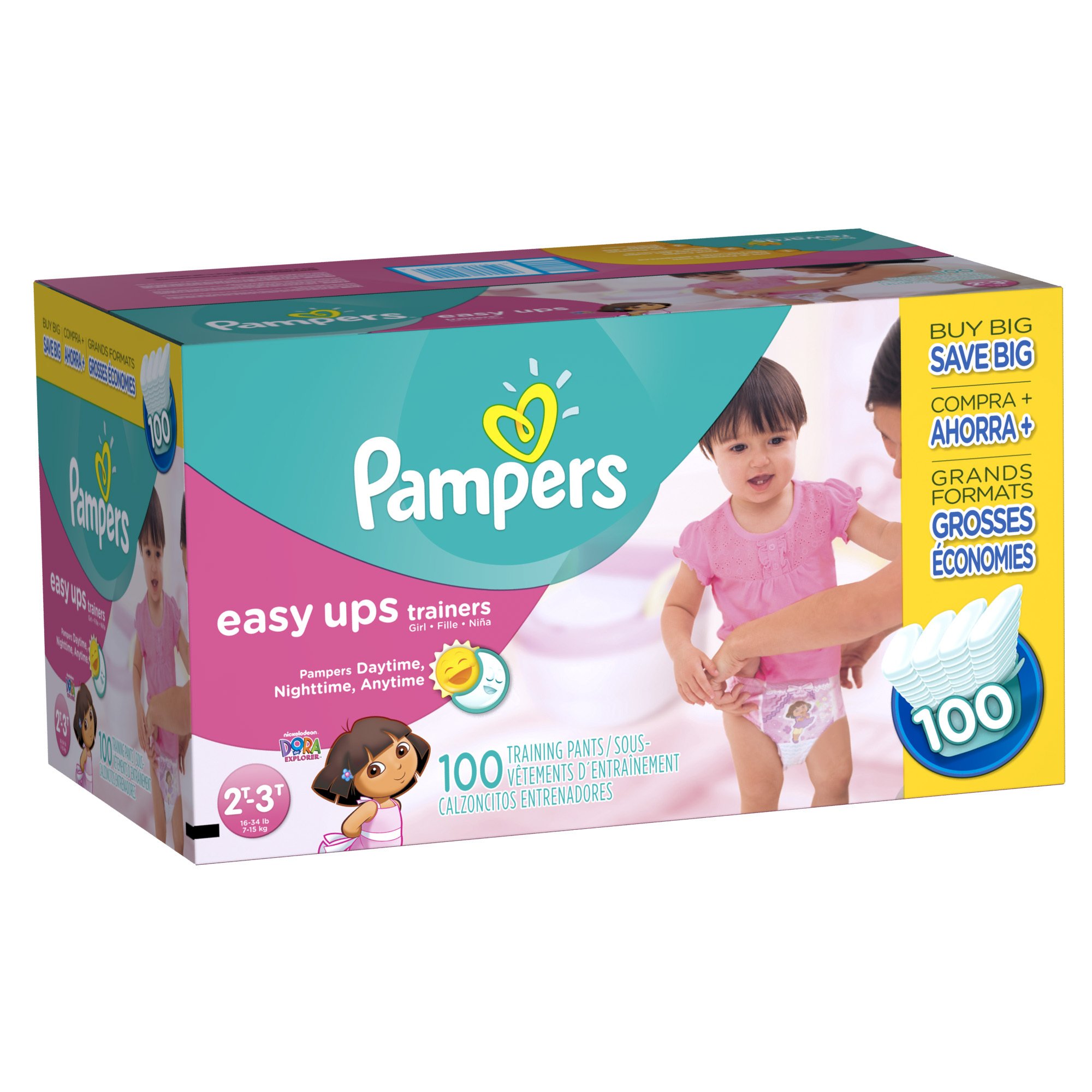 pieluchomajtki pampers carry packs