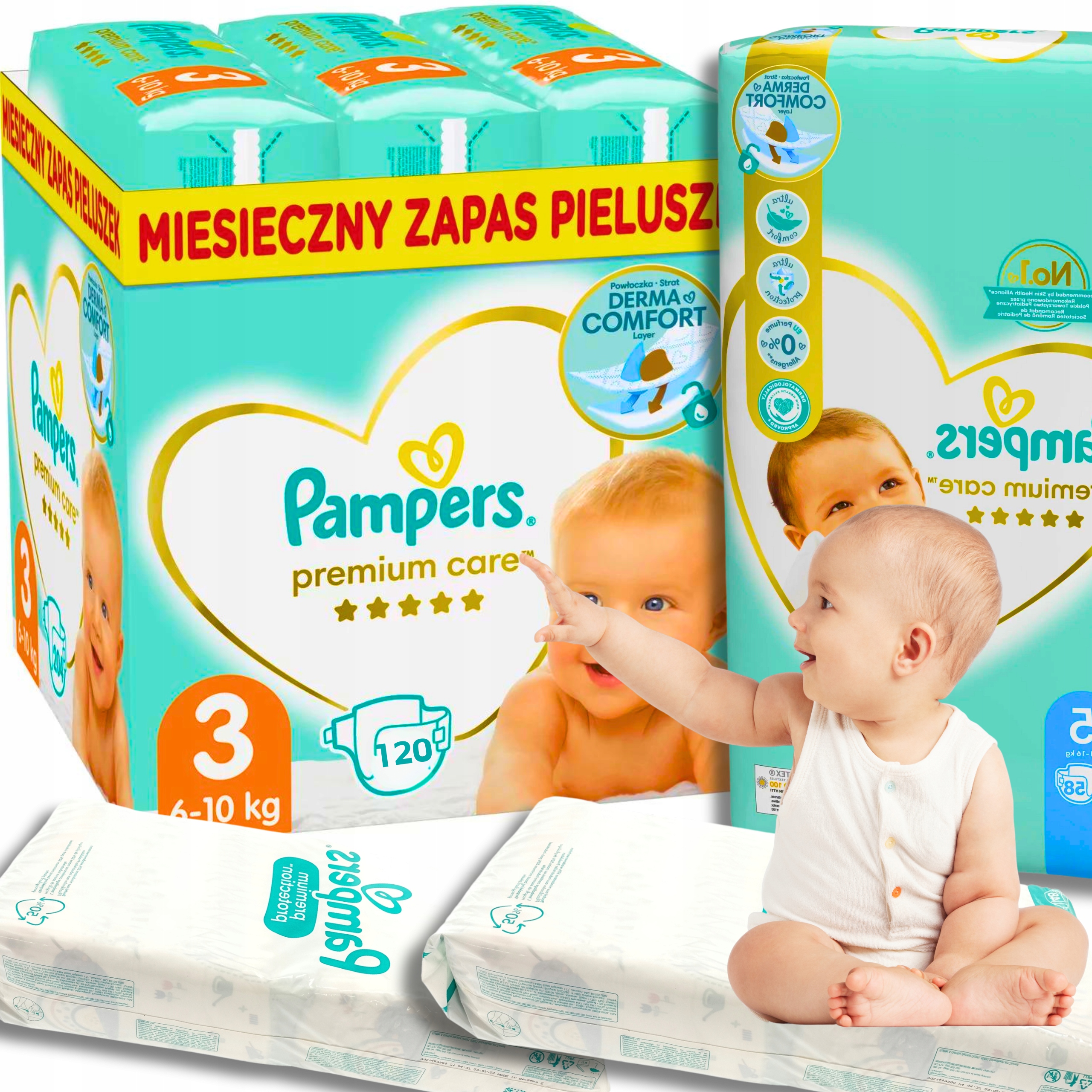 pampers 43 sztuki cena