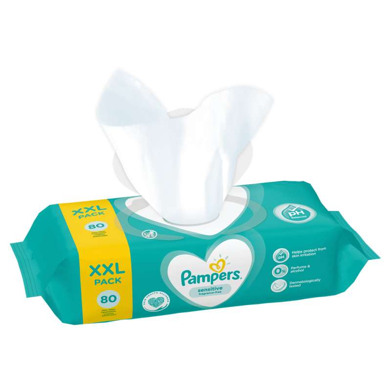 pampers natural clean chusteczki pielęgnacyjne 64 szt