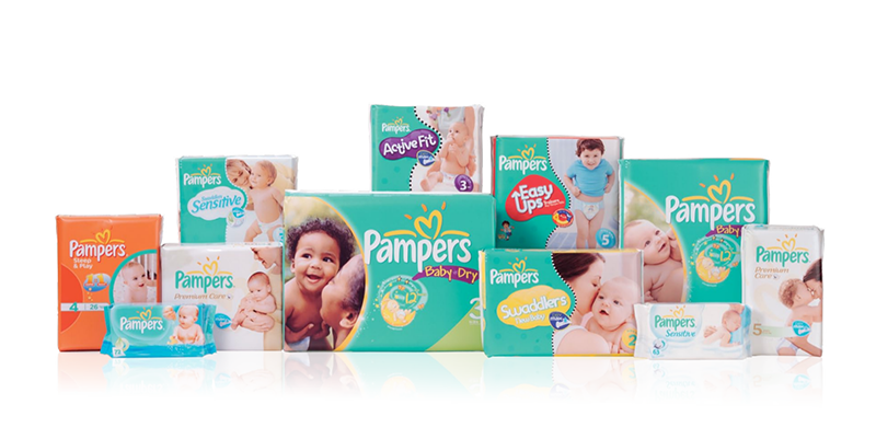 pampers sensitive chusteczki nawilżane sextet 6x56 sztuk