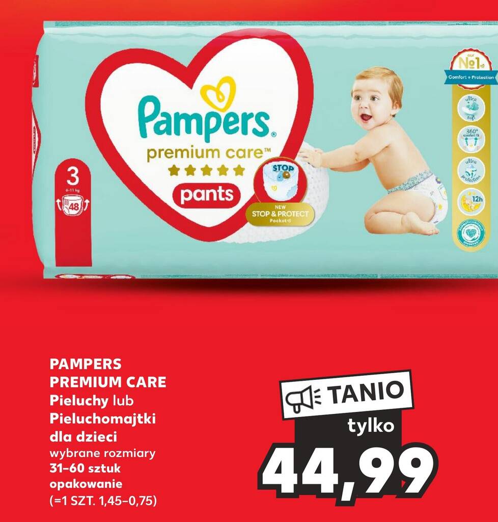 pampers 3 biedronka 104 szt