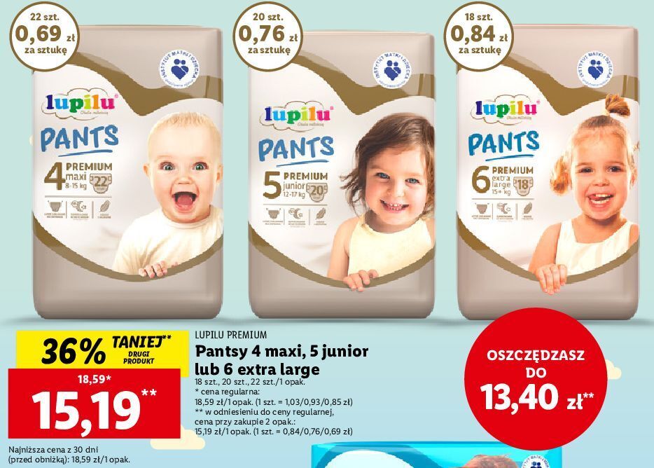 miesieczny zapas pieluszek pampers