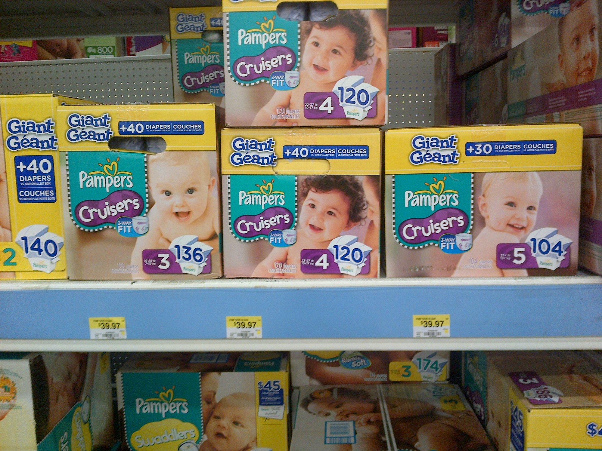 pampers 4 132 szt