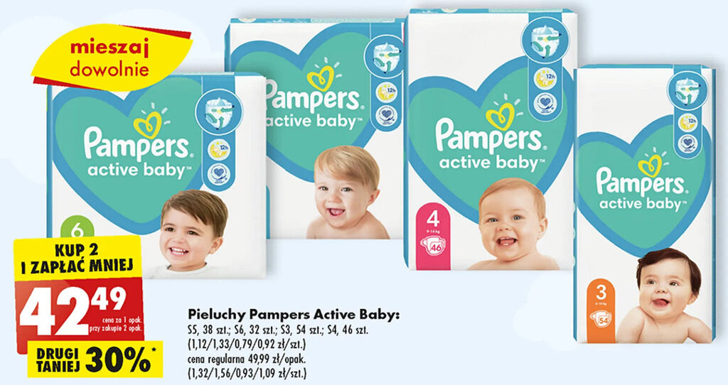 chusteczki pampers sensitive 4x64