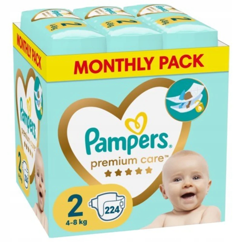 pampers 3 58 sztuk