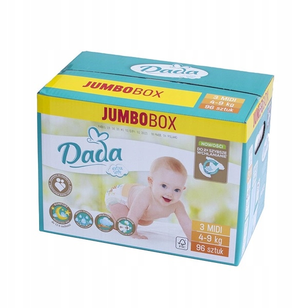 pampers w doniczce z kwiatkiem